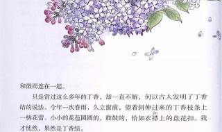 丁香结生字韵母 丁香结生字拼音组词